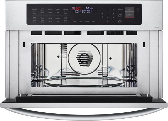 LG 1.7 Cu. Ft. Stainless Steel Built-In Electric Speed Oven-8