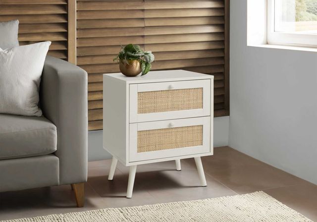 Monarch Specialties Inc. White End Table -2