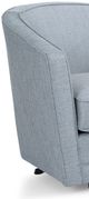 Decor-Rest® Furniture LTD 2693 Blue Swivel Chair-1