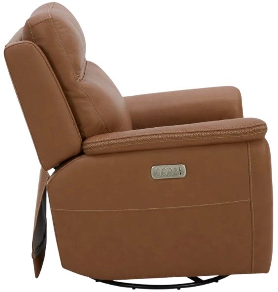Flexsteel® Sawyer Marine Harvest Power Swivel Glider Recliner with Power Headrest and Lumbar-4