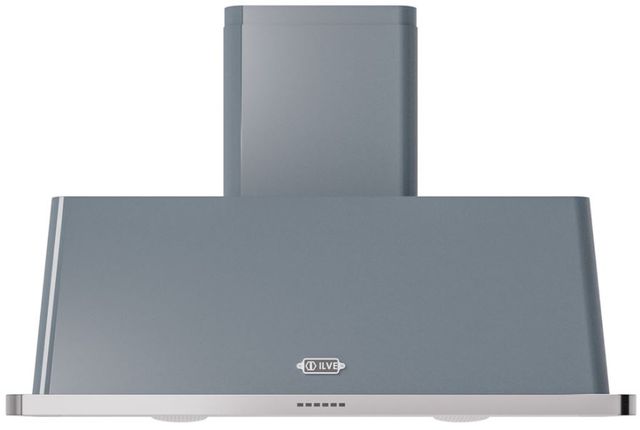 Ilve® Majestic II 48" Blue Gray Wall Mounted Range Hood-0