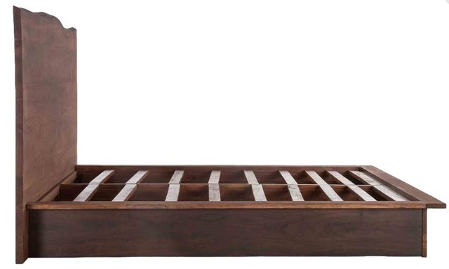 Home Trends & Design San Marino Java Brown/Raw Walnut Queen Panel Bed-2