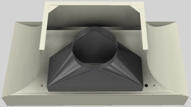 Vent-A-Hood® Designer Series 48" Biscuit Wall Mounted Range Hood-1