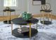 Signature Design by Ashley® Shylore 3-Piece Black Occasional Table Set with Brass Accents-1