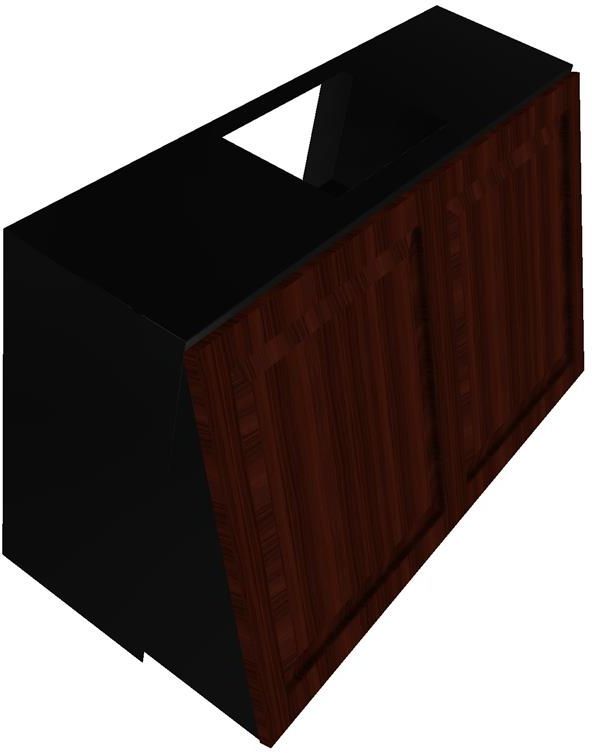 Vent-A-Hood® 42" Black Tilt-Out Wall Mounted Range Hood-1