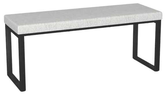 Amisco Customizable Dryden 44" Upholstered Bench-2