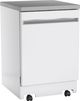 GE® 24" White Portable Dishwasher with Sanitize Cycle-4