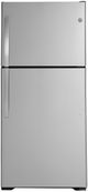GE® 30" 19.2 Cu. Ft. Fingerprint Resistant Stainless Steel Top Freezer Refrigerator-0
