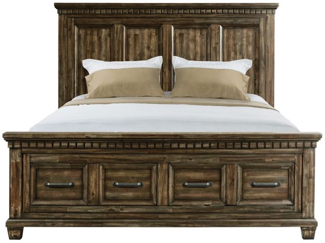 Elements International McCoy Charcoal Queen Storage Bed-2