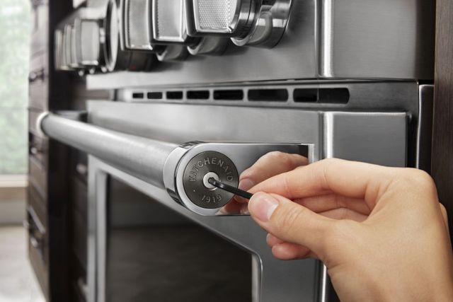 KitchenAid® Set of 2 Black Commercial-Style Range Handle Medallion Kit-2