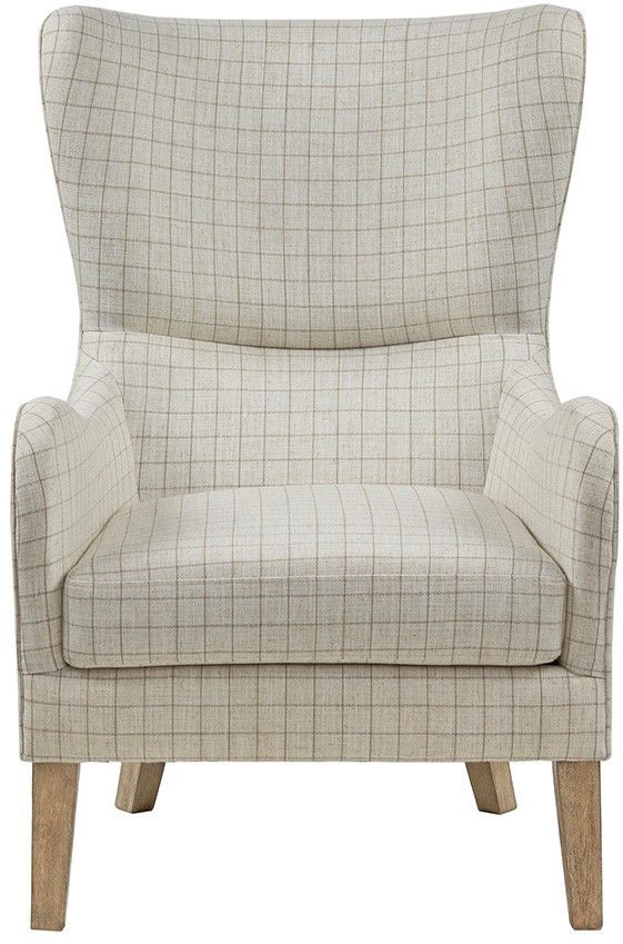 Olliix by Madison Park Linen Arianna Swoop Wing Chair-0