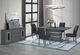 Global Furniture USA Monaco Dark Gray Dining Table-1