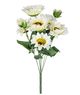 A & B Home Cream Faux Sunflower -3