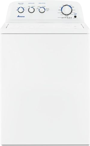 front view of the Amana 3.8 Cu. Ft. White Top Load Washer