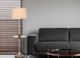 Cal® Lighting & Accessories Lavaca Antique Silver/Wood Floor Lamp-2