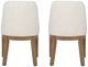 Linon Torres 2-Piece Cream/Natural Brown Upholstered Side Chair Set-5