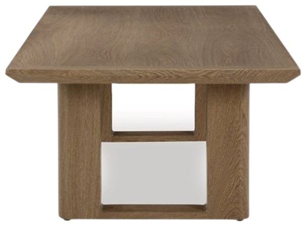 Signature Design by Ashley® Serene Bay Dark Brown Aluminum Outdoor Coffee Table-2