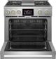 Monogram® Statement Collection 36" Stainless Steel Pro Style Dual Fuel Range-1