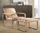 Hooker® Furniture CC Cooper Firenze Ghiaia/Gold Ottoman-1