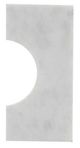 A & B Home White Decorative Marble Roman C-Shaped Sculpture -3