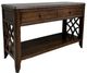 Elements International Phillipe Cherry Sofa Table-0