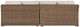 Signature Design by Ashley® Beachcroft 2-Piece Beige/Brown Outdoor Fabric/Resin Wicker Loveseat-1