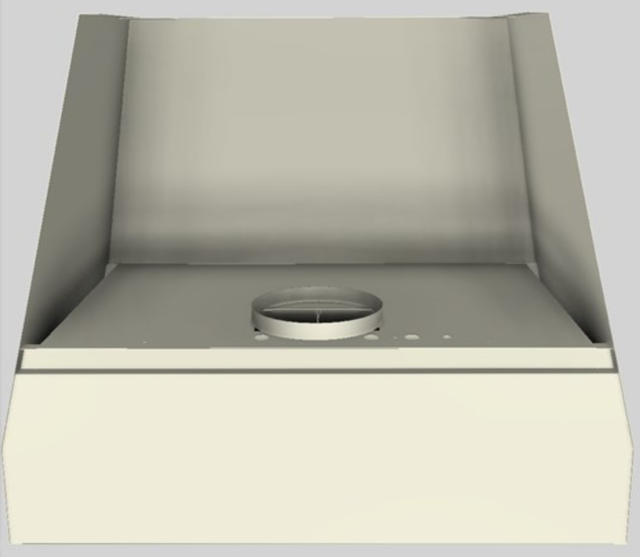 Vent-A-Hood® Designer Series 36" Biscuit Wall Mounted Range Hood-1