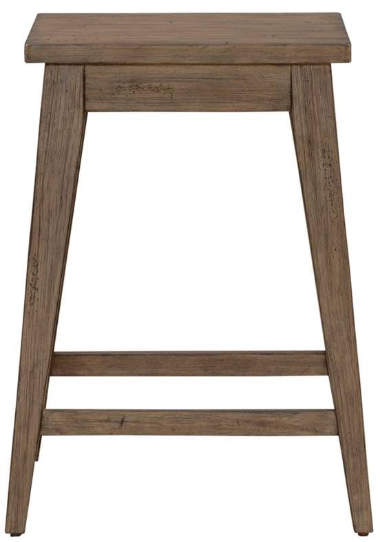 Liberty Furniture Pinebrook Ridge Weathered Bisque Counter Stool-1