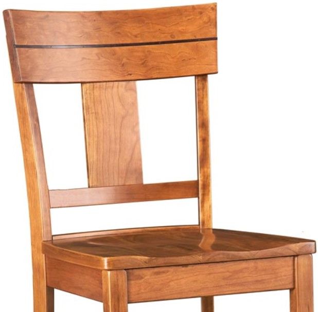 Urban Collections by Yutzy Woodworking Venice Brown Dining Side Chair-1