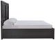 Signature Design by Ashley® Foyland Brushed Black/Dusty Gray Brown King Storage Panel Bed-3