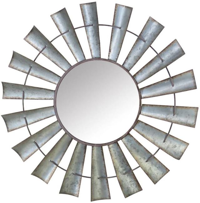 Classy Art Style 18 Chrome/Gray Wall Mirror-0