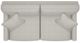La-Z-Boy® Kennedy Linen Apartment Size Sofa-4
