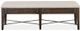 Magnussen Home® Westley Falls Graphite Bench with Upholstered Seat-0