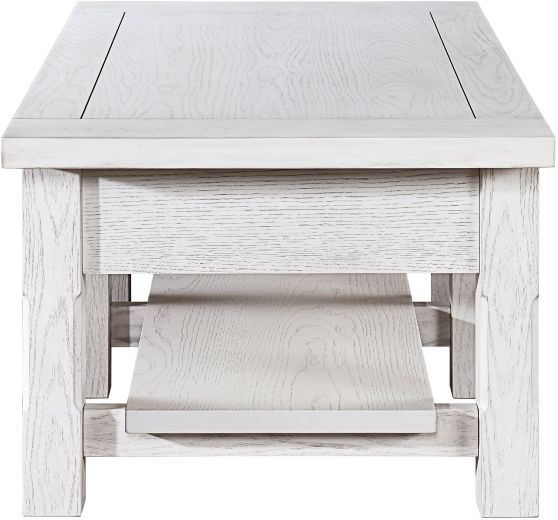 New Classic® Home Furnishings Dorsey White Coffee Table-3