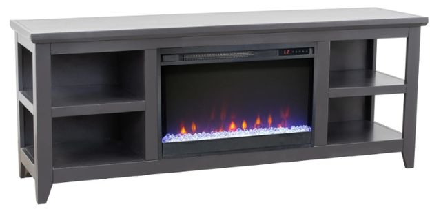 Legends Home Studio Black 65" Fireplace TV Stand-0