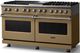 Viking® 5 Series 60" Golden Hour Pro Style Dual Fuel (LP) Range with Polished Chrome Trim-2