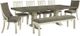 Signature Design by Ashley® Bolanburg 8-Piece Antique White/Brown Dining Set-0