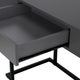 Monarch Specialties Inc. Black/Modern Grey Computer Desk-4