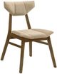 Armen Living Amaris 5-Piece Sand/Walnut Dining Set-4