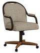 Chromcraft™ Customizable Seneca Swivel Dining Arm Chair-0