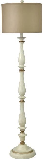 Stylecraft Light Brown/White Floor Lamp-0