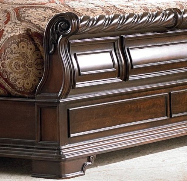 Liberty Furniture Arbor Place 4-Piece Brownstone Queen Sleigh Bedroom Set-5