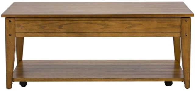 Liberty Furniture Lake House Oak Lift Top Cocktail Table-2