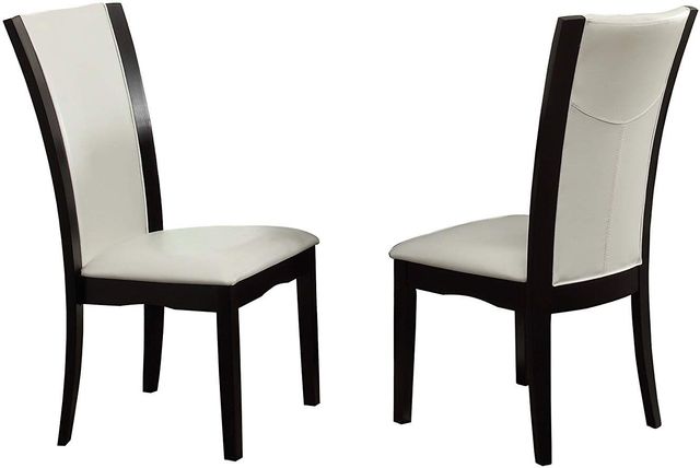 Mazin Furniture Daisy Brown/White Dining Side Chair-3