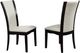 Mazin Furniture Daisy Brown/White Dining Side Chair-3