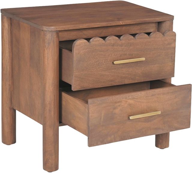 Moe's Home Collection Wiley Vintage Brown Nightstand -1