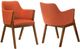 Armen Living Renzo 2-Piece Orange Dining Chairs-3