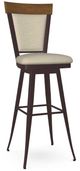 Amisco Customizable Eleanor Swivel Spectator Stool-0