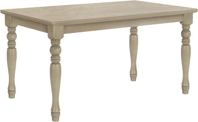 Monarch Specialties Inc. Antique Grey 60" Dining Table-0