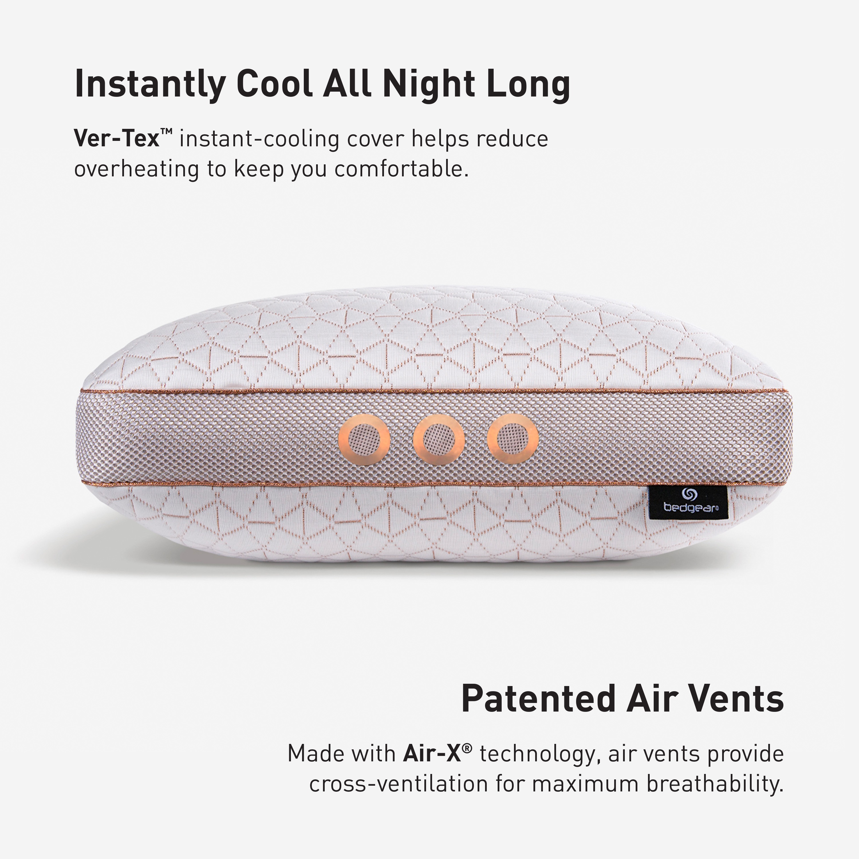 BEDGEAR Glacier 3.0 Pillow with Boost Dual Sided Comfort - Thumbnail 2